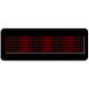 Scrolling LED badge